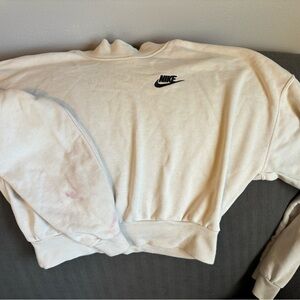 Nike Women's Off-White Crew Neck Sweater